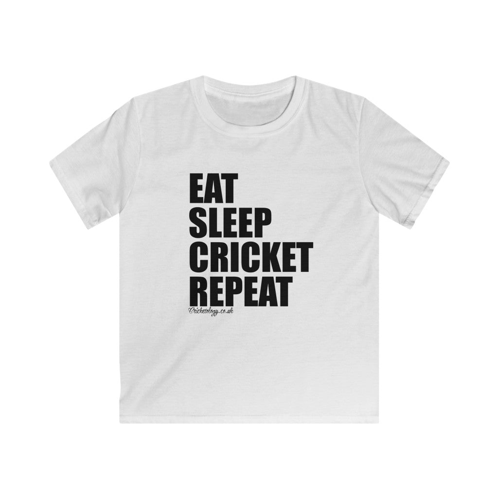 Kids EAT SLEEP CRICKET REPEAT T-Shirt